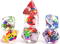 Sirius Dice - 7pc Dungeons & Dragons - Progress Pride Unlimited